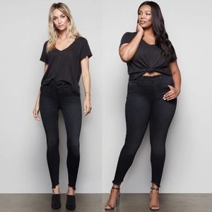 Good American | NWT  Good Legs Step Fray Hem Denim // 0